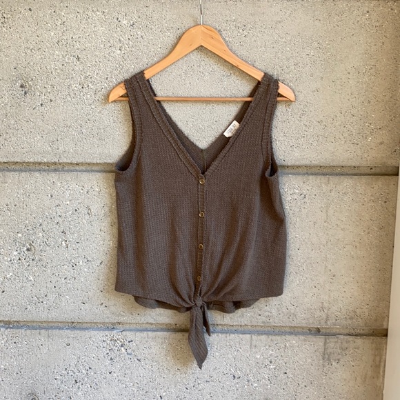 Sienna Sky Tops - Sienna Sky Knit Top w/ Knot